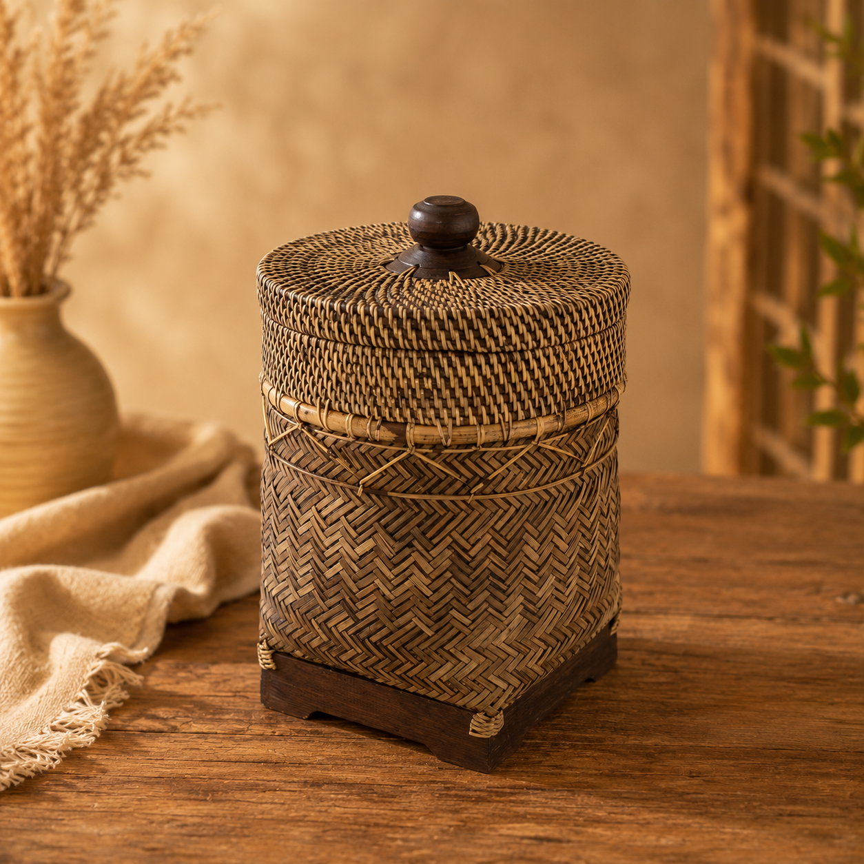 Boîte décorative artisanale